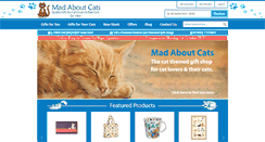 Desktop Screenshot of madaboutcats.com